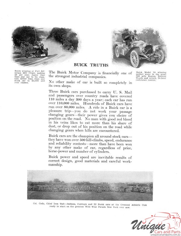1911 Buick Catalogue Page 3